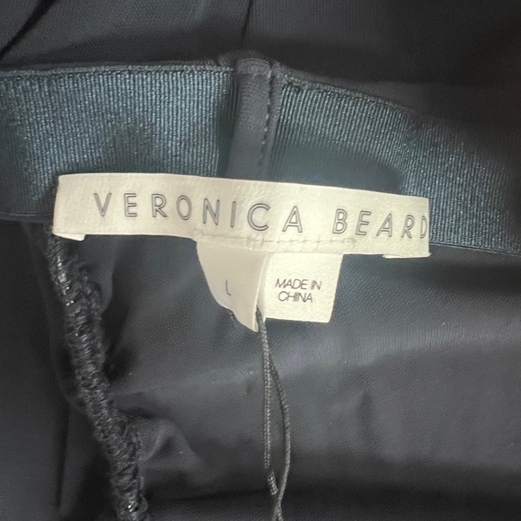 NWT Veronica Beard REZE CHAIN-LINK HALTER DRESS Navy L - Picture 11 of 13